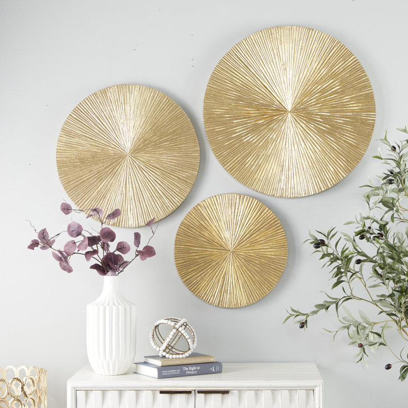 CosmoLiving by Cosmopolitan 3 Piece Wall Décor Set & Reviews | Wayfair